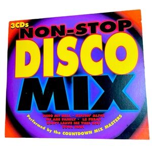 Non Stop Disco Mix 3 CD disc set performed by Countdown Mix Masters 36 hit songs